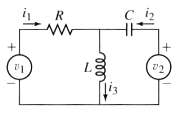 Consider the circuit shown in Figure. The parameter values are