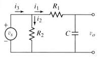 (a) Obtain the model of the voltage vo, given the