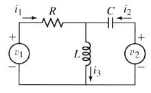 For the circuit shown in Figure, L = 0.1 H,