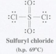 Sulfuryl chloride (SO2Cl2, see structure) is a liquid reagent that